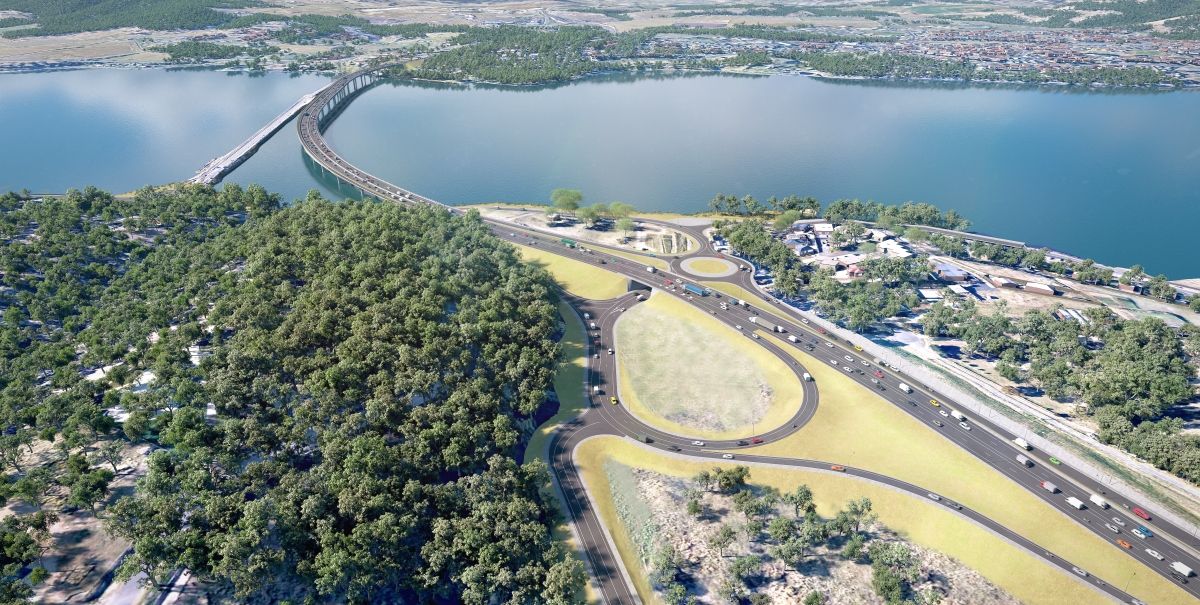 Construction Nears On New Bridgewater Bridge Project In TAS